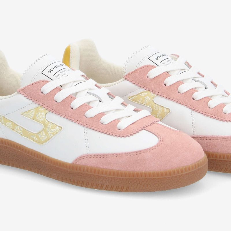 SHEFFIELD JOGGER W - NAPPA/SUEDE - WHITE/PINK